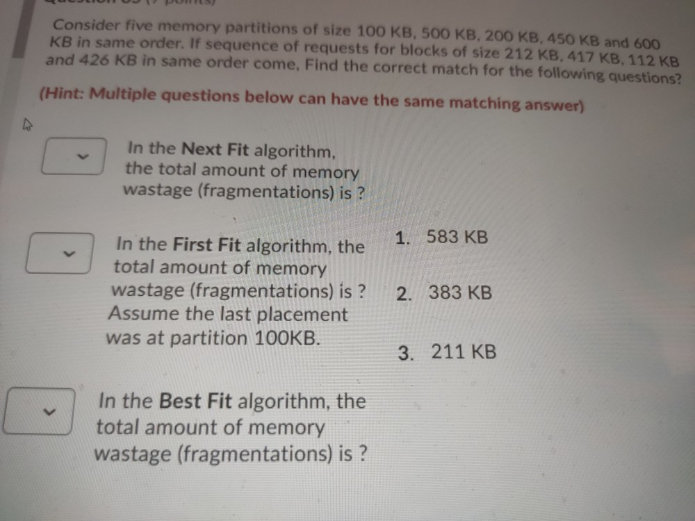 solved-consider-five-memory-partitions-of-size-100-kb-500-chegg