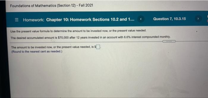 Solved Foundations of Mathematics (Section 12) - Fall 2021 | Chegg.com
