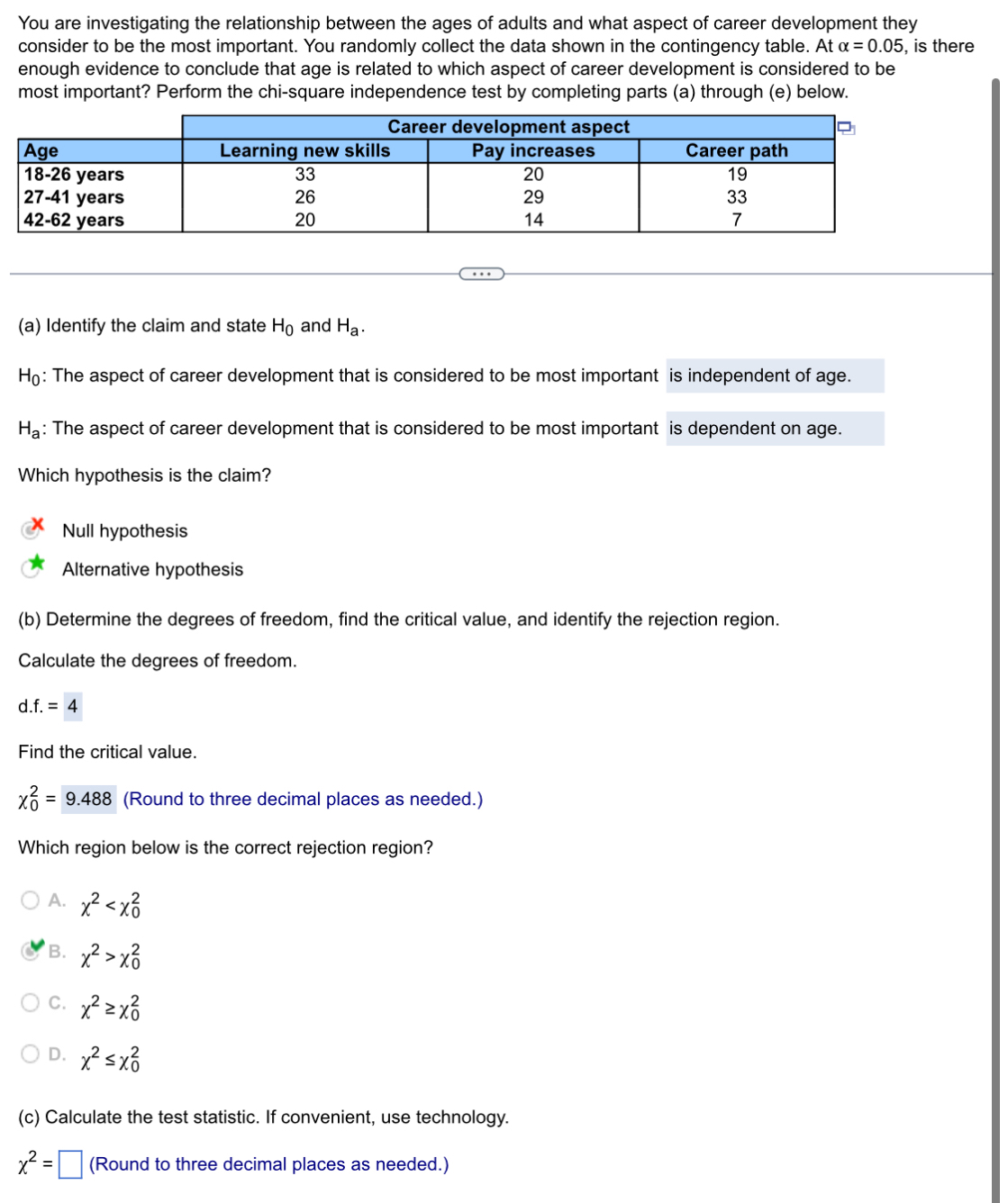 Solved Also, can you tell me how to find the test statistic | Chegg.com