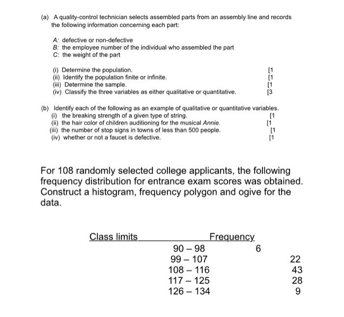 Solved Need Help For The Whole Question Of A) And B). And | Chegg.com