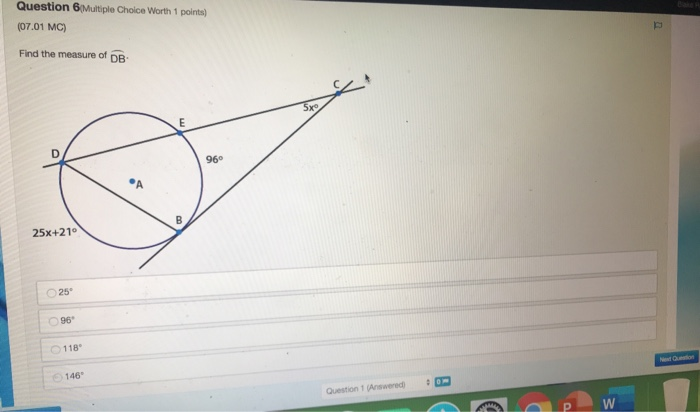 Solved Question 6 Multiple Choice Worth 1 points) (07.01 MC) | Chegg.com