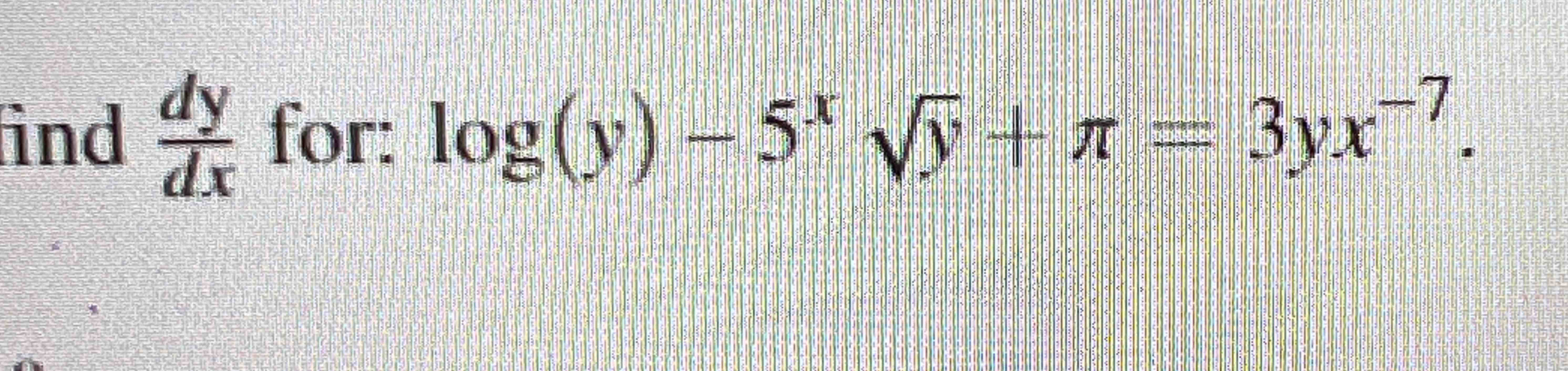Solved use implicit differentiation to find dydx for chegg
