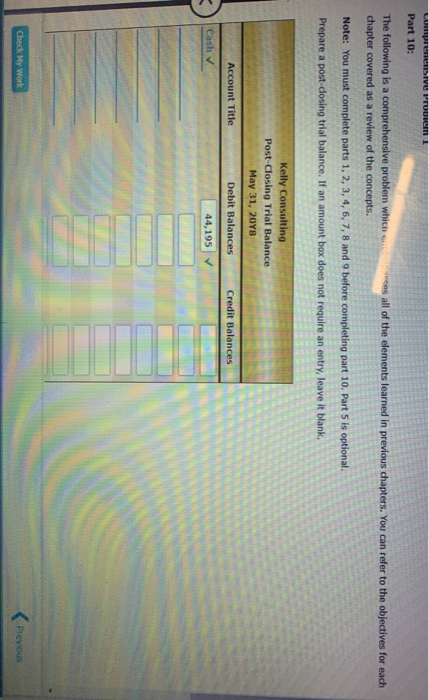 Solved Part 1: The following is a comprehensive problem | Chegg.com