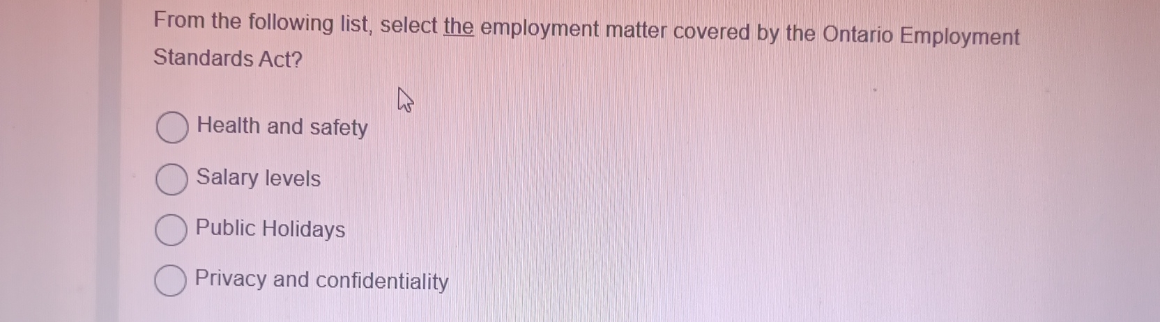 solved-from-the-following-list-select-the-employment-matter-chegg