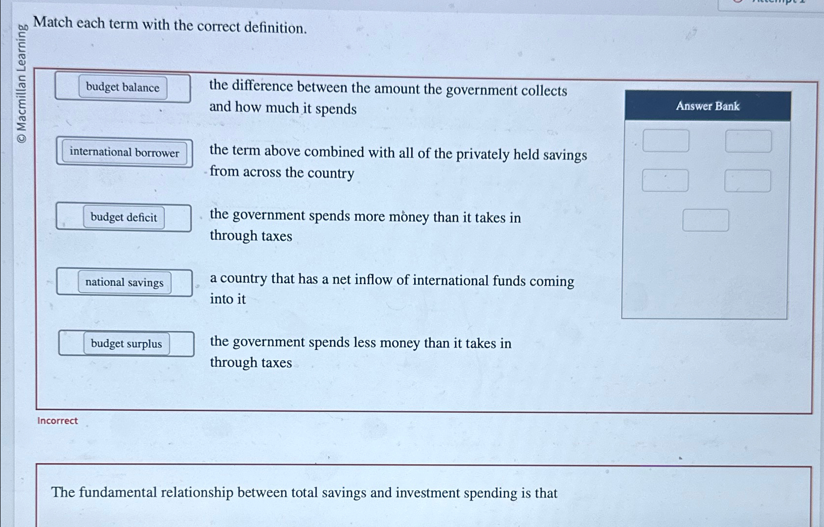 Solved Match each term with the correct definition.the | Chegg.com