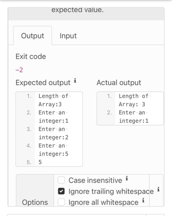 Solved find largest integer in chosen array java output | Chegg.com