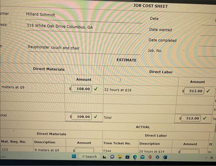 Solved Hallmark Furniture Company refinishes and