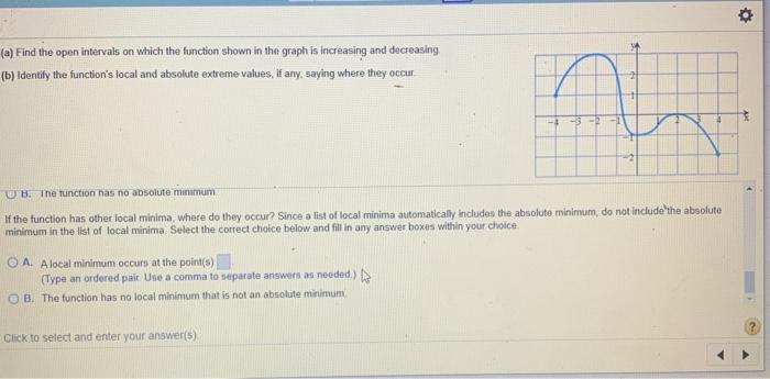 Solved (a) Find the open intervals on which the function | Chegg.com