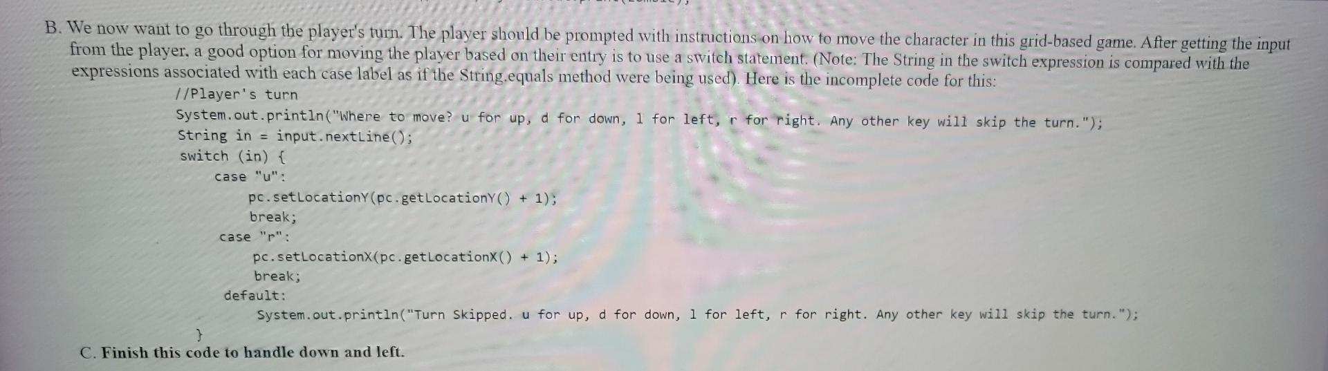 Need a class programmed in java please. You will | Chegg.com