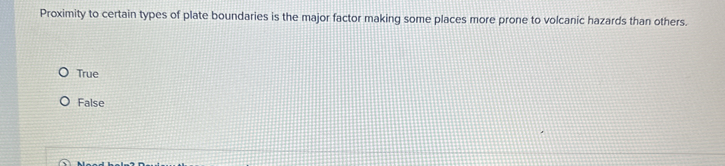 Solved Proximity to certain types of plate boundaries is the