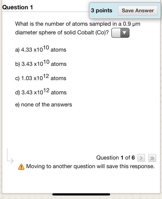 Solved Question 1 3 points Save Answer What is the number of | Chegg.com