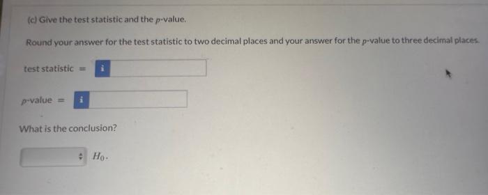 Solved Test whether there is a difference between two groups | Chegg.com