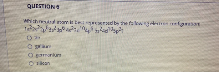 germanium electron configuration