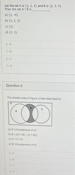 Solved Let The Set A Is (1, 2, 3) And B Is (2, 3, 4). Then | Chegg.com