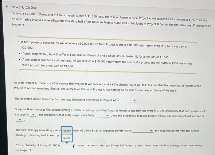Solved Brian is considering two investment strategies. The | Chegg.com