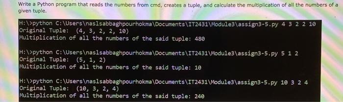 Solved Write a Python program that reads the numbers from | Chegg.com