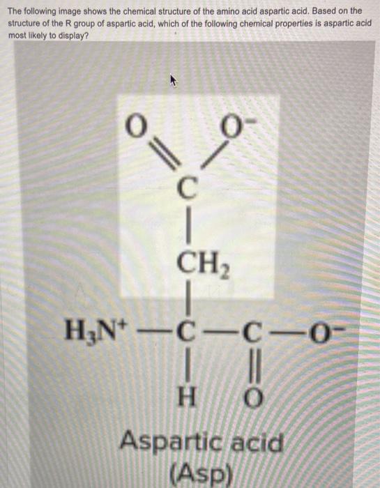 Solved The following image shows the chemical structure of | Chegg.com
