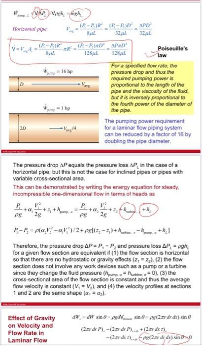 Solved 1. Prove the expressions for mass flow rate through a | Chegg.com