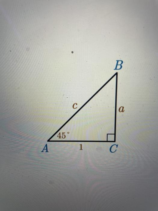 Solved What Is The Measure Of Angle B For The Special | Chegg.com