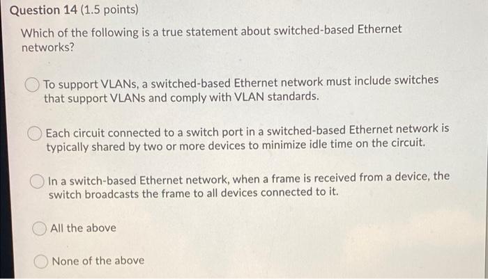 Solved Question 10 (1.5 points) Most wireless routers in | Chegg.com