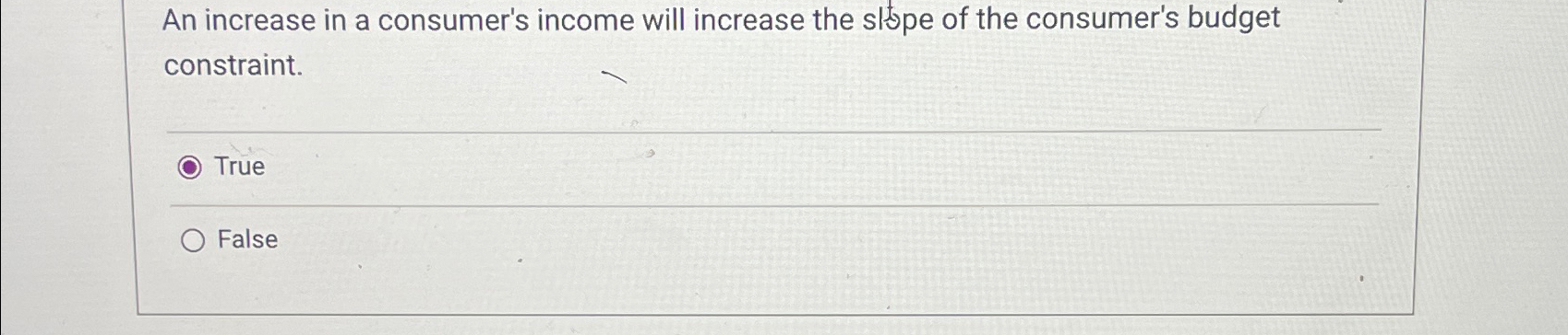 Solved An increase in a consumer's income will increase the | Chegg.com