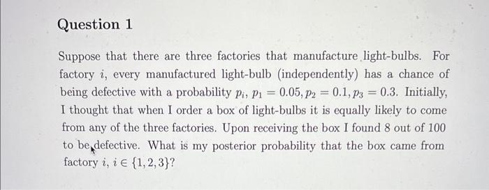 Solved Suppose That There Are Three Factories That | Chegg.com