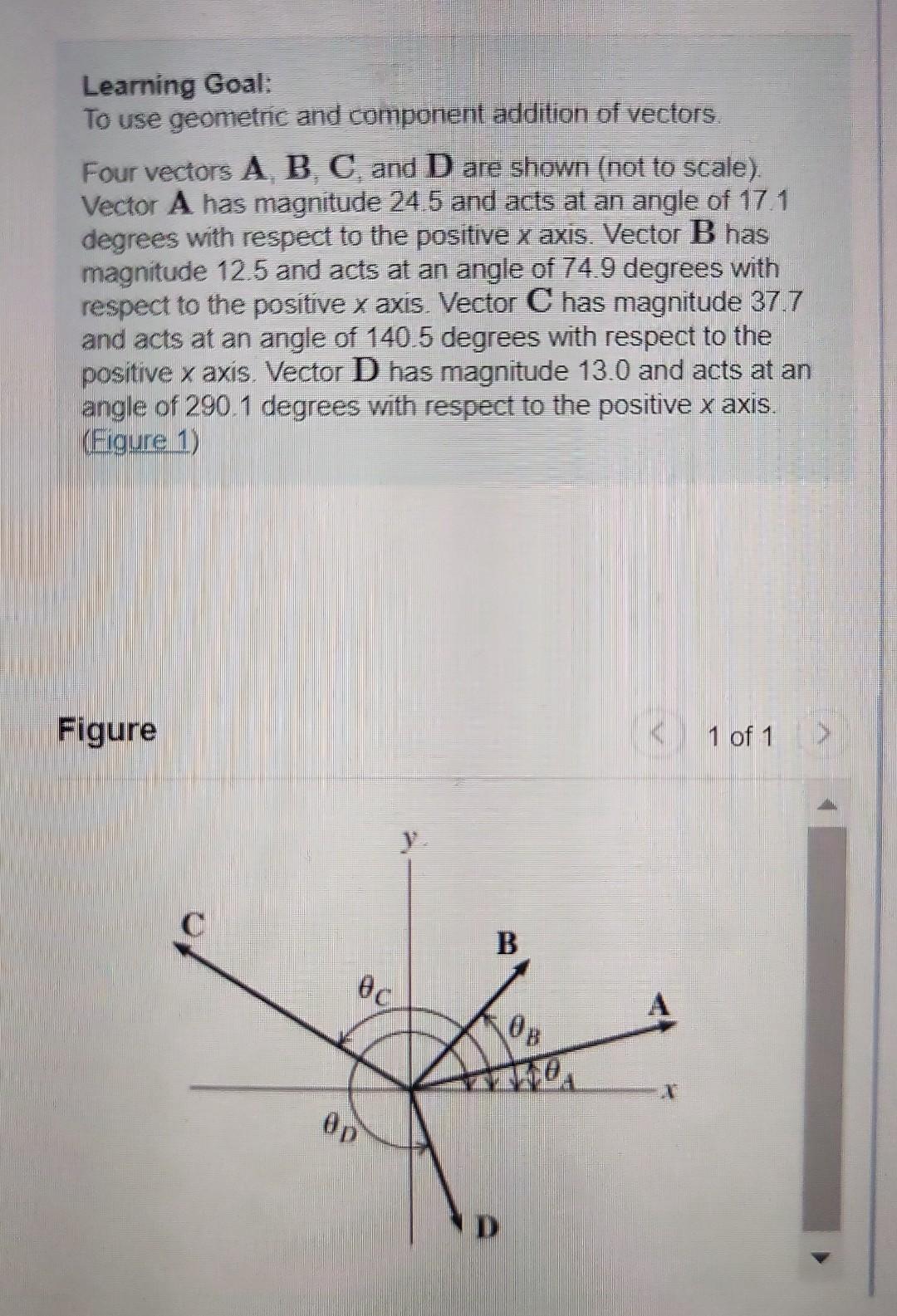 Solved Learning Goal: To Use Geometric And Component | Chegg.com