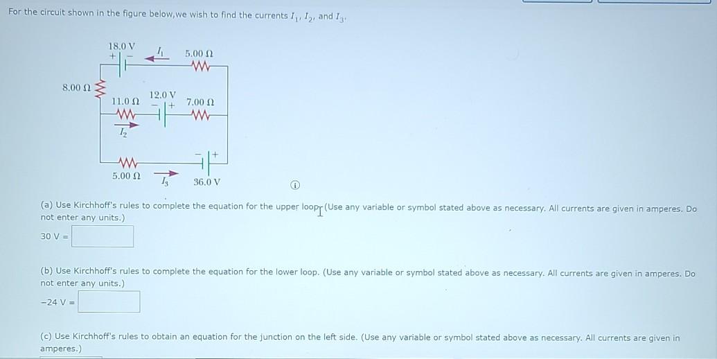 Solved For The Circuit Shown In The Figure Below, We Wish To | Chegg.com