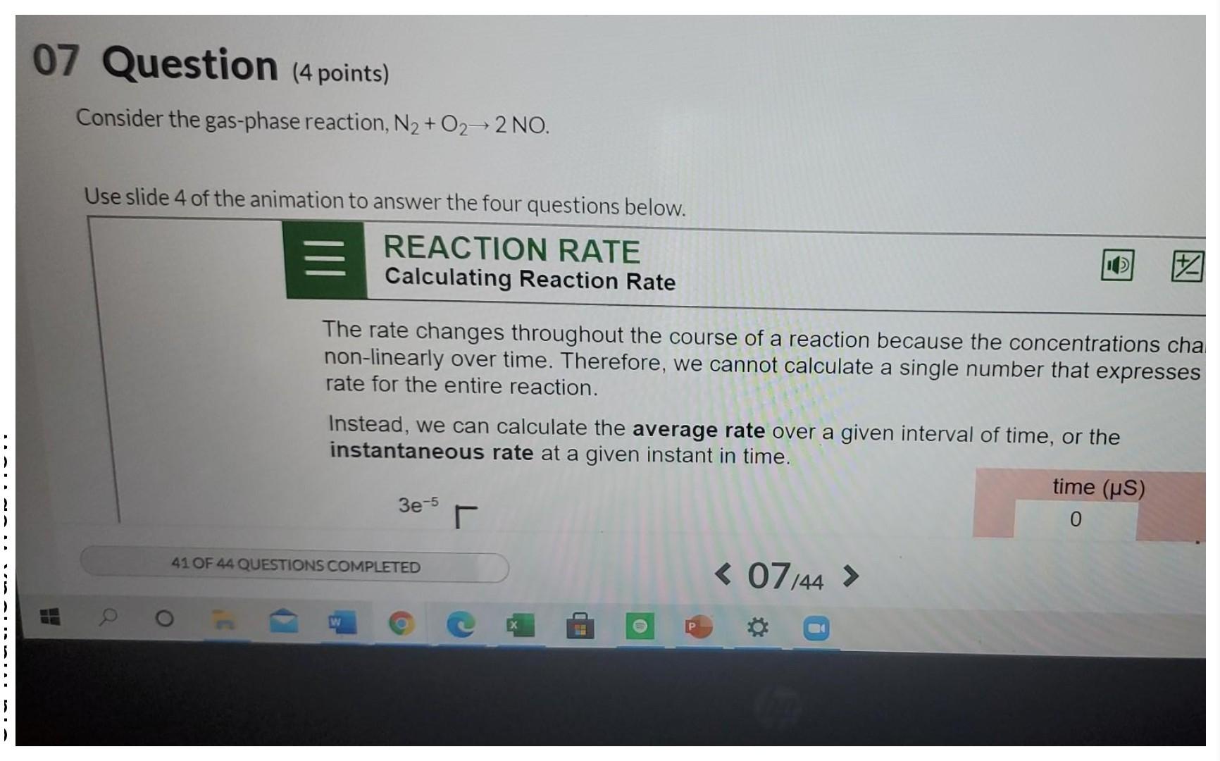 Solved 07 Question (4 points) Consider the gas-phase | Chegg.com