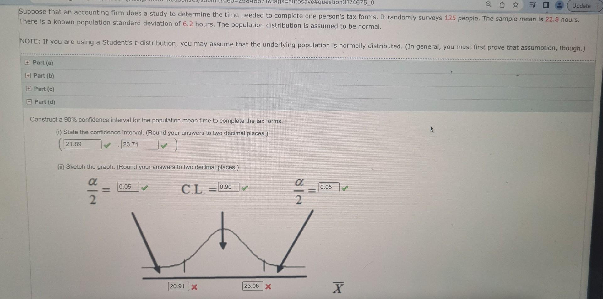 Solved Suppose that an accounting firm does a study to | Chegg.com