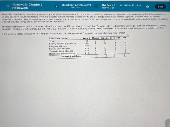 Solved Homework: Chapter 2 Question 12, Problem 2.9 HW | Chegg.com