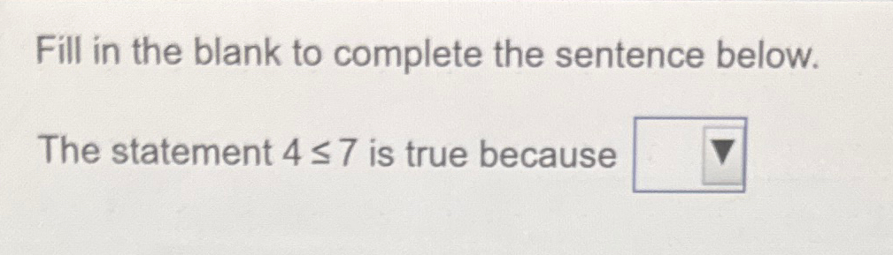 Solved Fill in the blank to complete the sentence below.The | Chegg.com