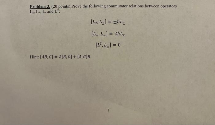 Solved Problem 3 20 Points Prove The Following 4250