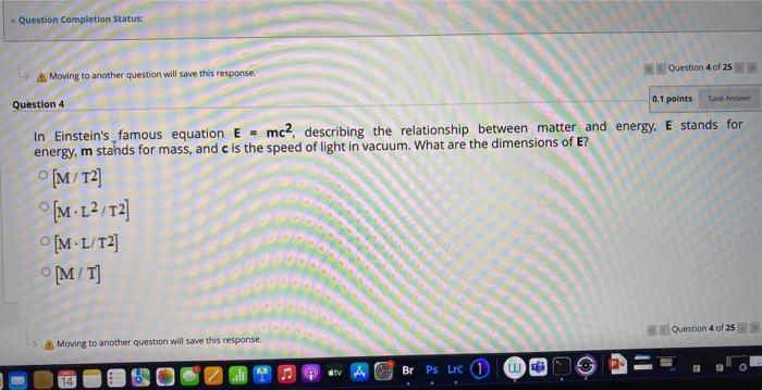 In Einsteins famous equation \( \mathbf{E}=\mathbf{m c}^{\mathbf{2}} \), describing the relationship between matter and ener