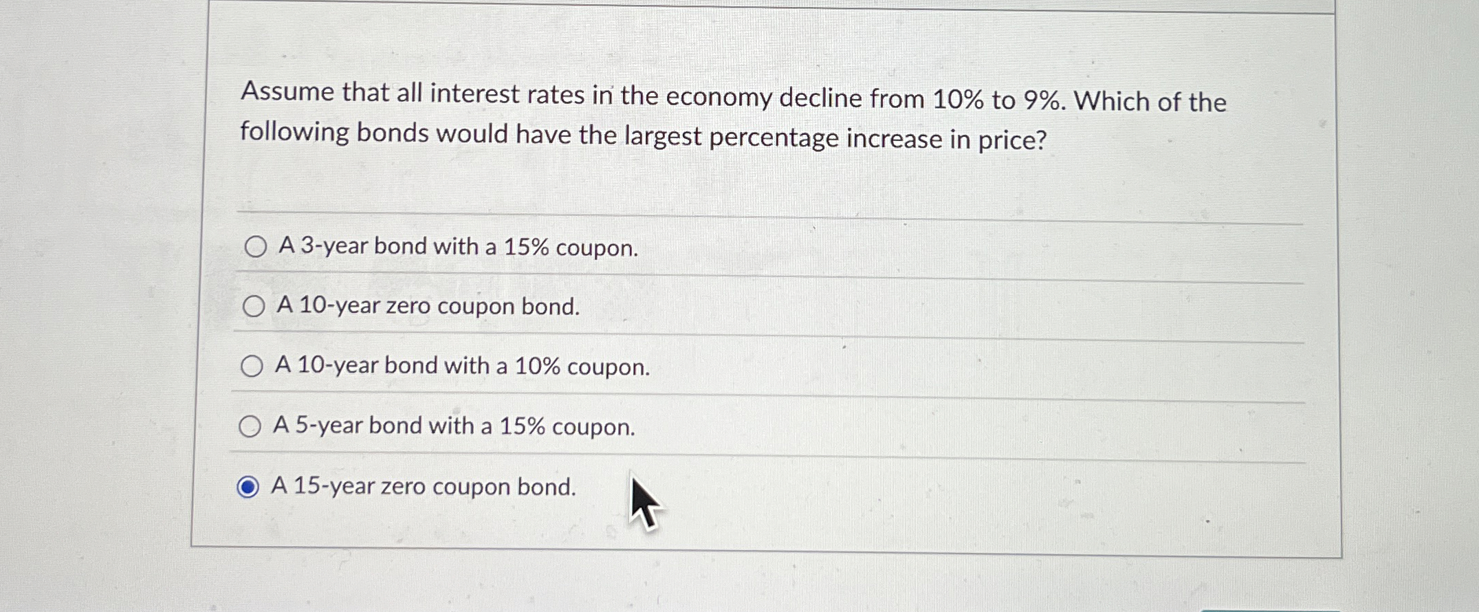 Solved Assume that all interest rates in the economy decline | Chegg.com