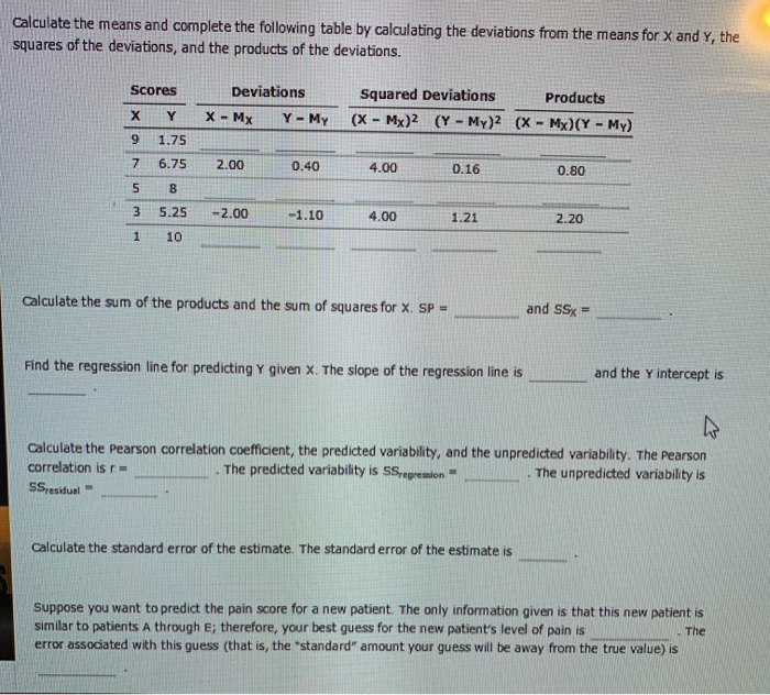 Solved 5. mne regression equation and the standara error ur