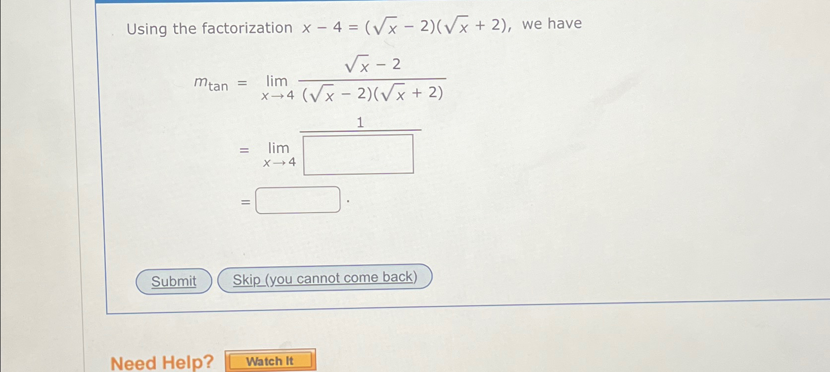 Solved Using the factorization x-4=(x2-2)(x2+2), ﻿we | Chegg.com
