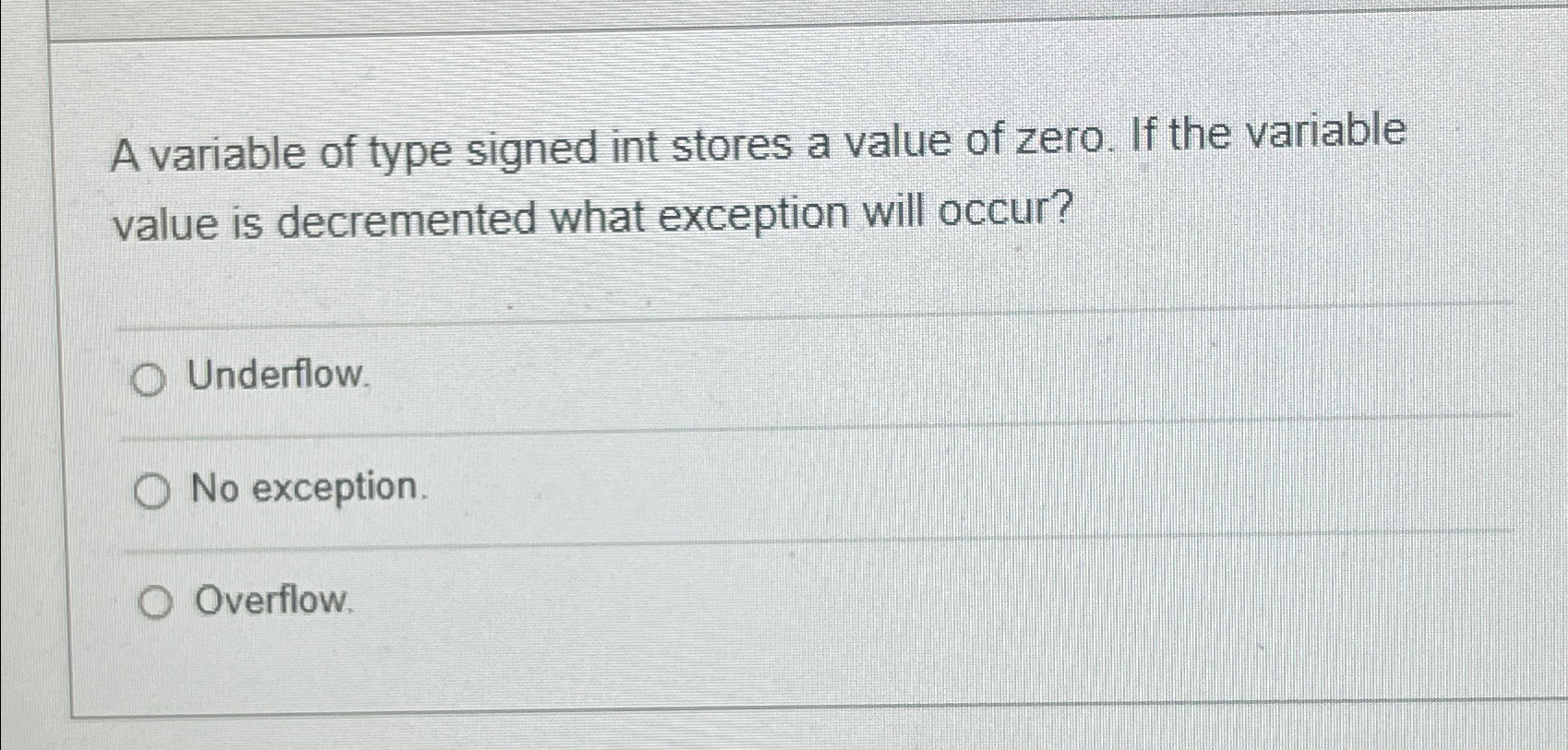 Signed Int 
