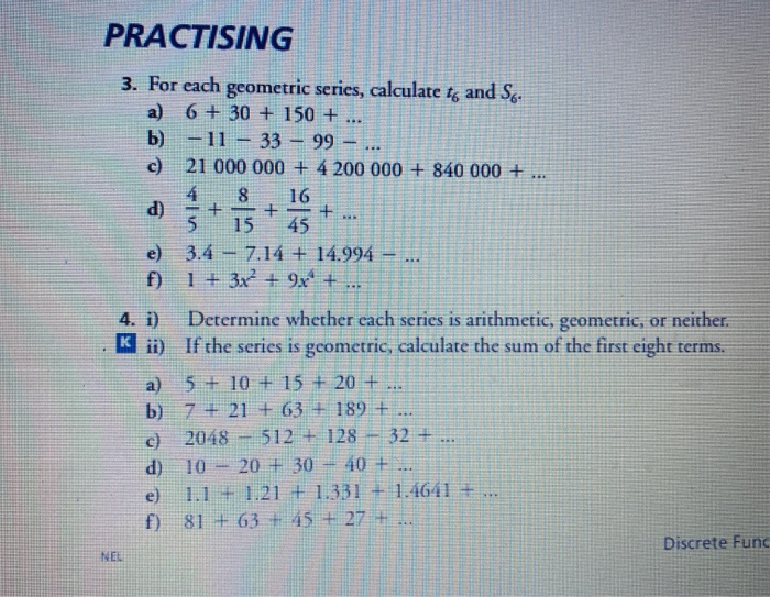 Solved 2. Determine the recursive formula and the general | Chegg.com