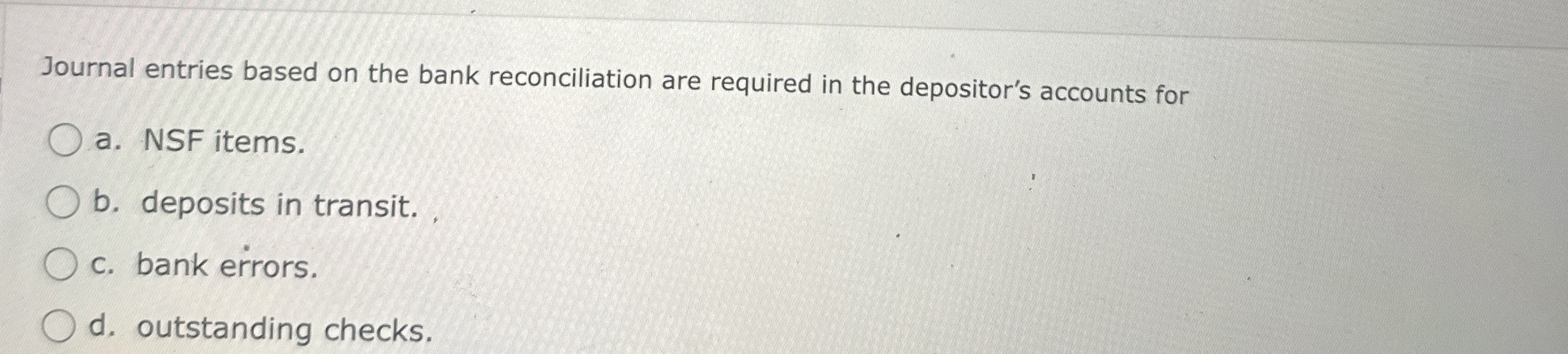 Solved Journal entries based on the bank reconciliation are | Chegg.com