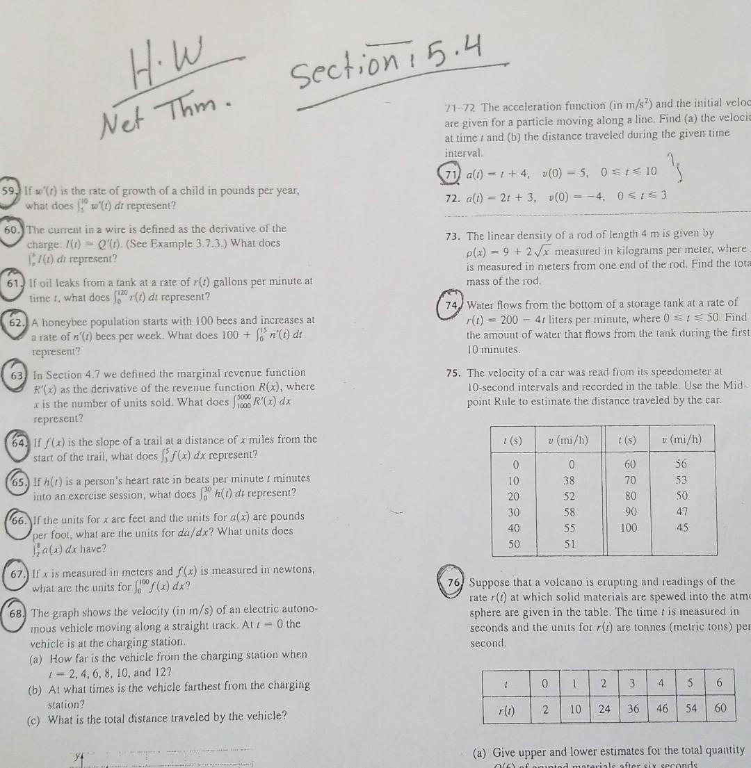 solved-71-72-the-acceleration-function-in-m-s2-and-the-chegg