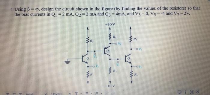 Solved 1 Using B = 0, Design The Circuit Shown In The Figure | Chegg.com