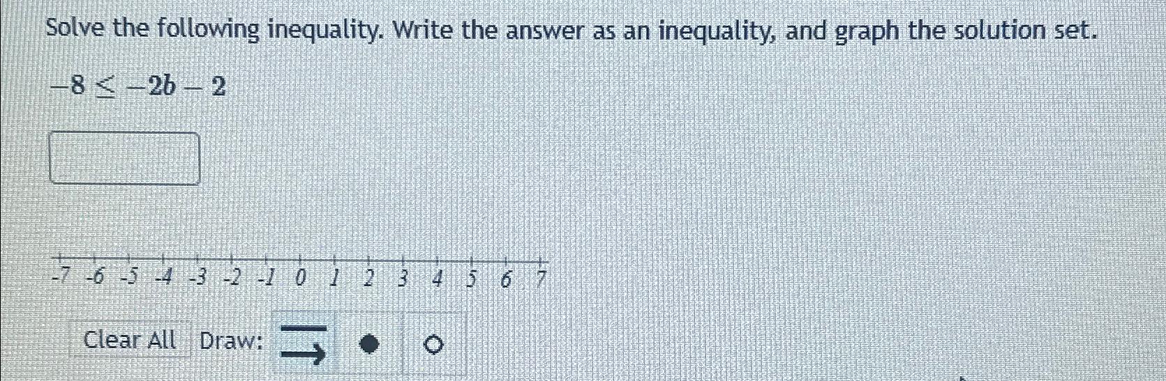 Solved Solve The Following Inequality. Write The Answer As | Chegg.com