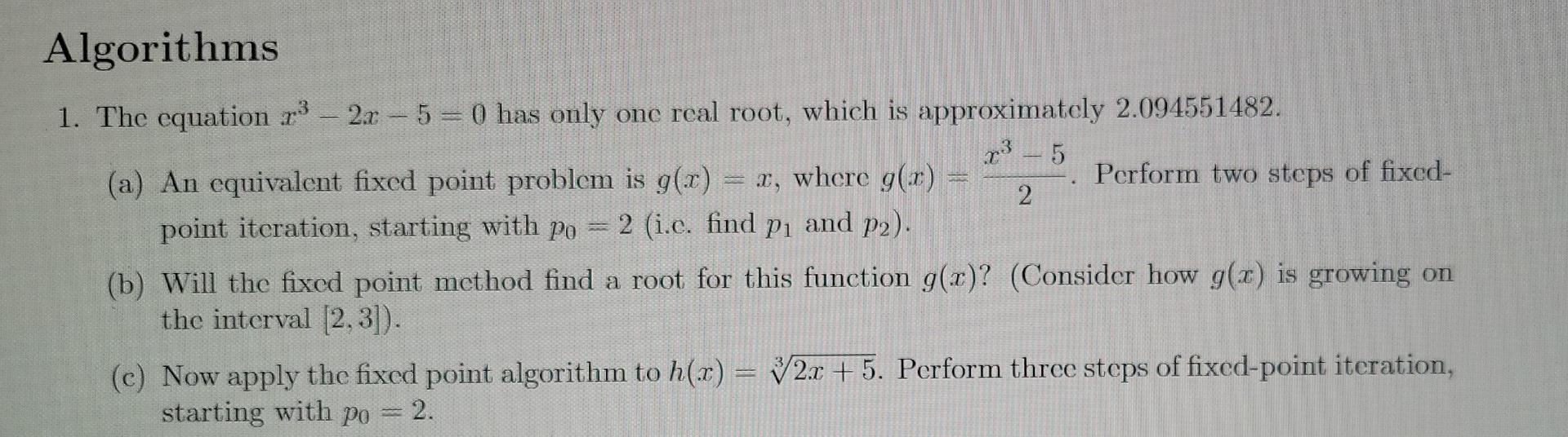 Solved Need these two problems solved and all parts please. | Chegg.com