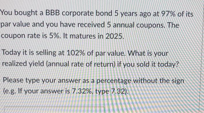 5 year bbb corporate bond yield