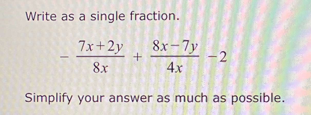 5 8 x 2 7 as a fraction