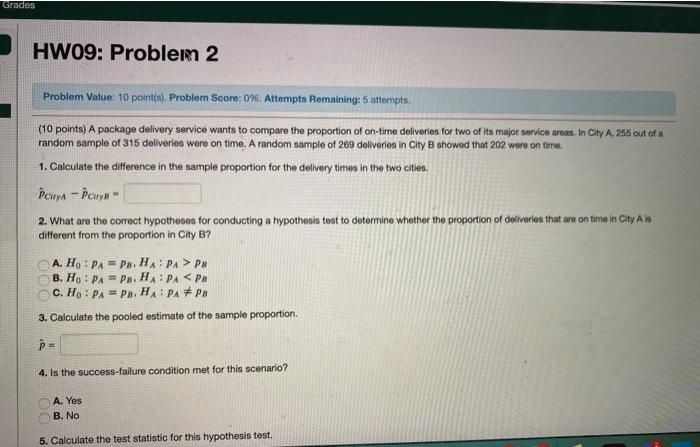 Solved Grades HW09: Problem 2 Problem Value: 10 points). | Chegg.com