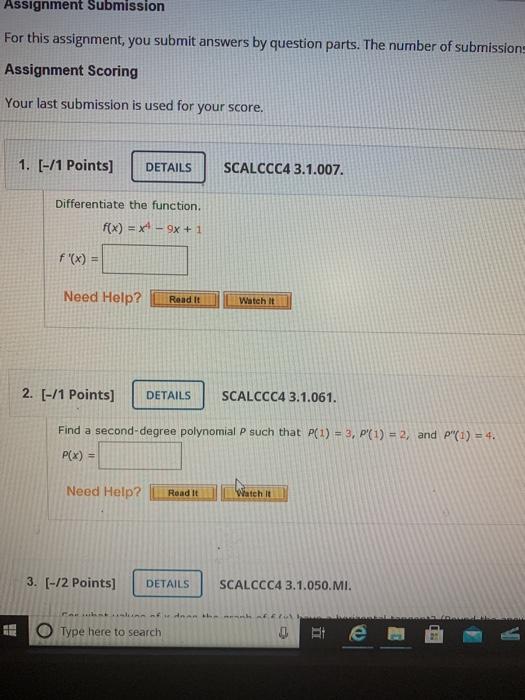 Solved Assignment Submission For this assignment, you submit | Chegg.com