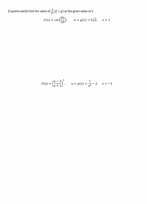 Solved Directions: Show all your work clearly and neatly. | Chegg.com