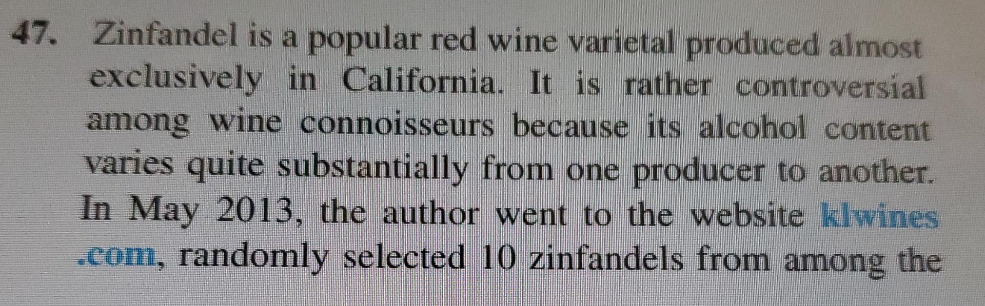 Varietal Deep Dive : Zinfandel Often known as California's